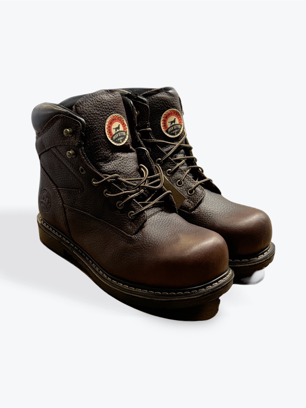 Red Wing Shoes Brown Leather Work Boots